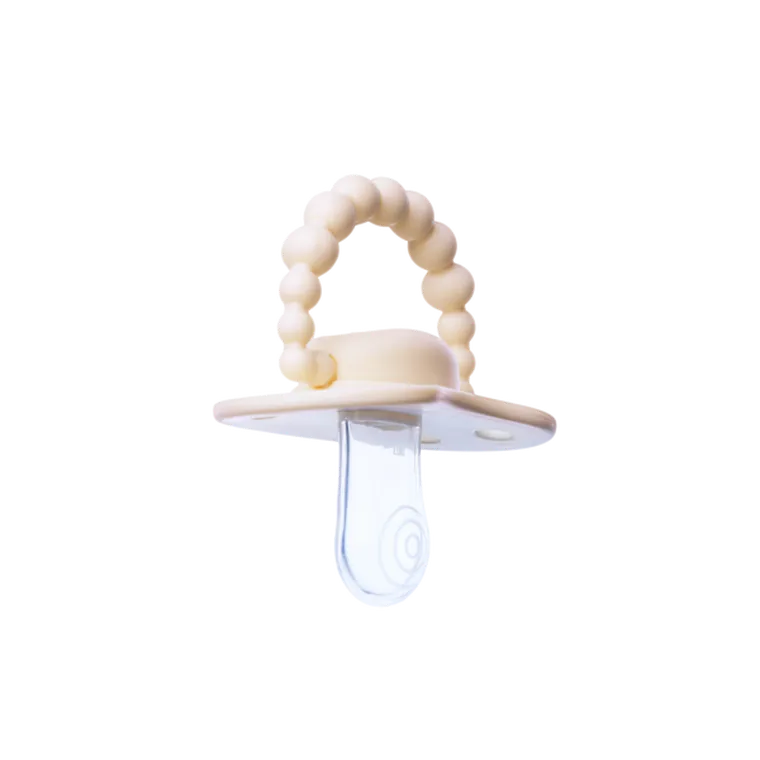 LUU Kids, smoczek pozycjonujący, American Cream, 0-3m