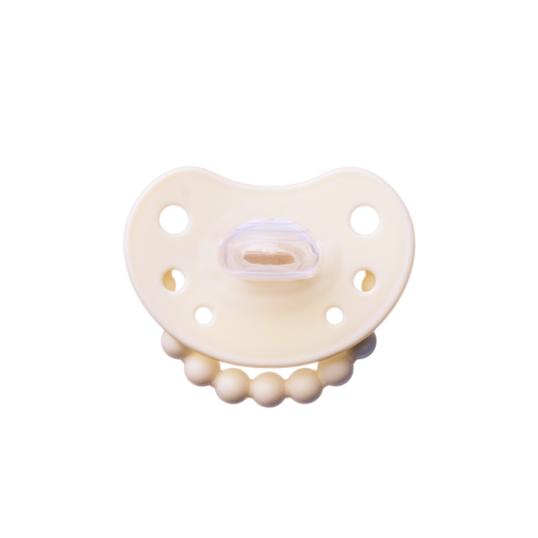 LUU Kids, smoczek pozycjonujący, American Cream, 3-6m