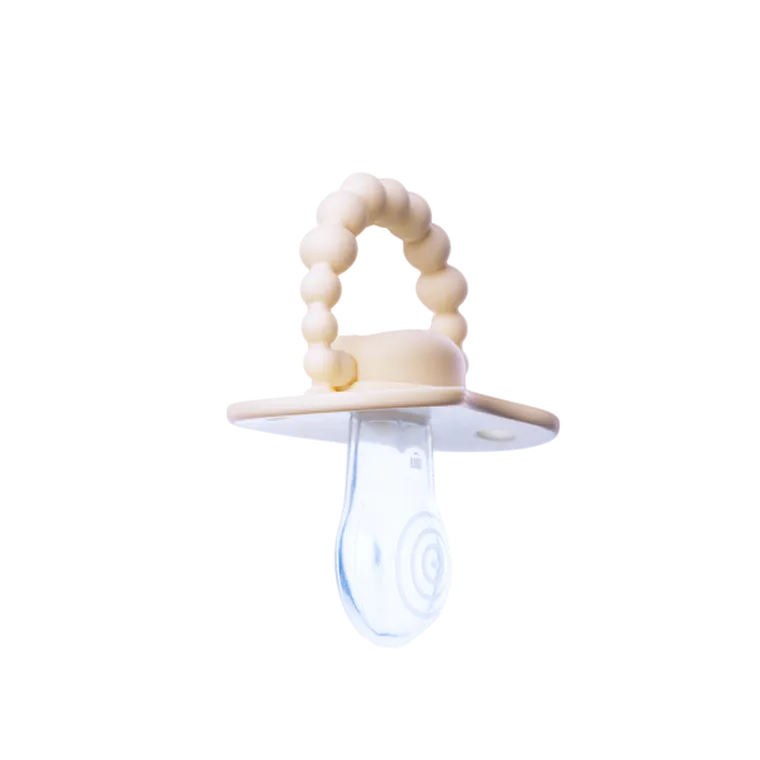 LUU Kids, smoczek pozycjonujący, American Cream, 6m+