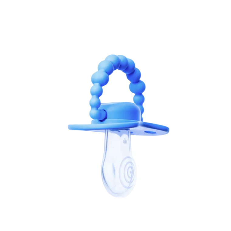 LUU Kids, smoczek pozycjonujący, Greek Sky, 6m+