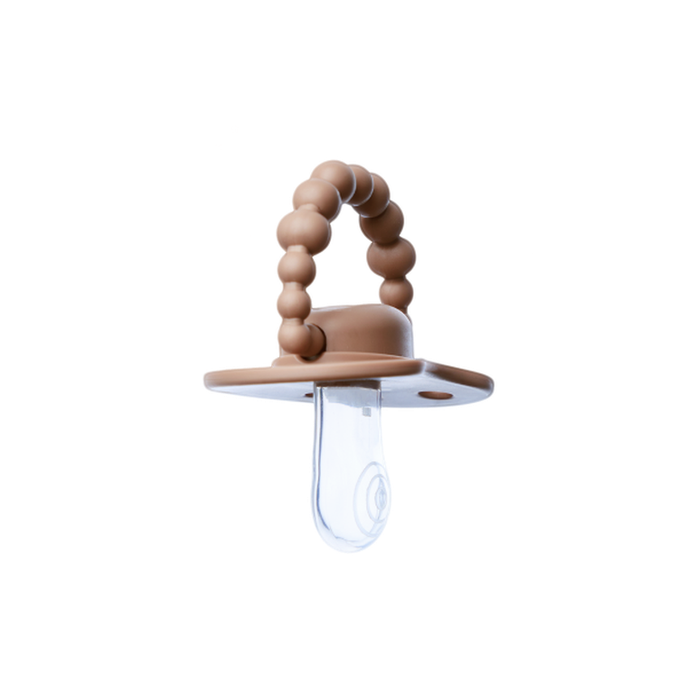 LUU Kids, smoczek pozycjonujący, Milk Hazelnut, 0-3m