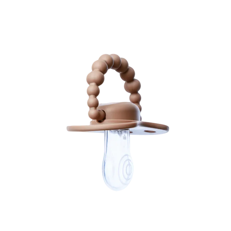 LUU Kids, smoczek pozycjonujący, Milk Hazelnut, 3-6m