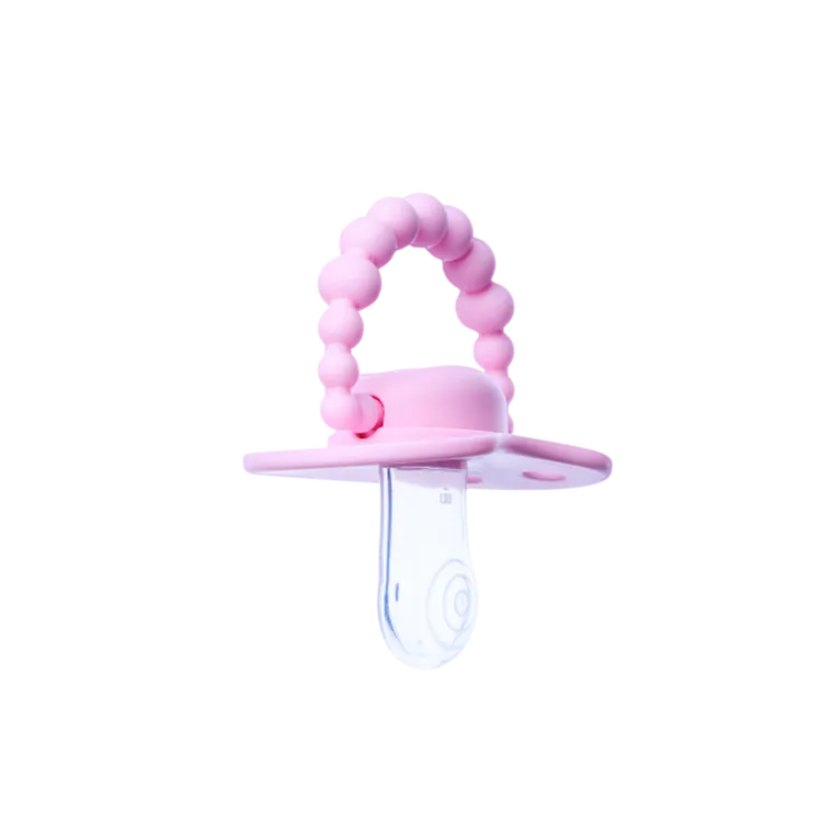 LUU Kids, smoczek pozycjonujący, Pink A Boo, 0-3m