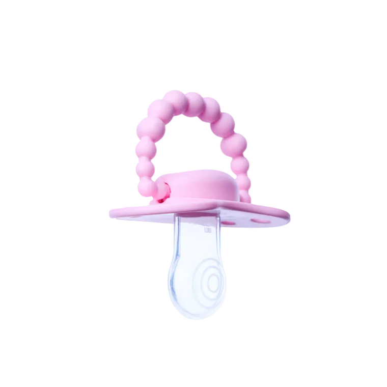 LUU Kids, smoczek pozycjonujący, Pink A Boo, 3-6m