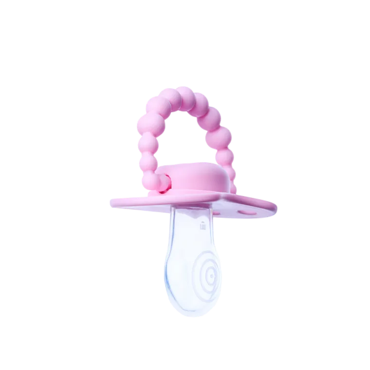 LUU Kids, smoczek pozycjonujący, Pink A Boo, 6m+