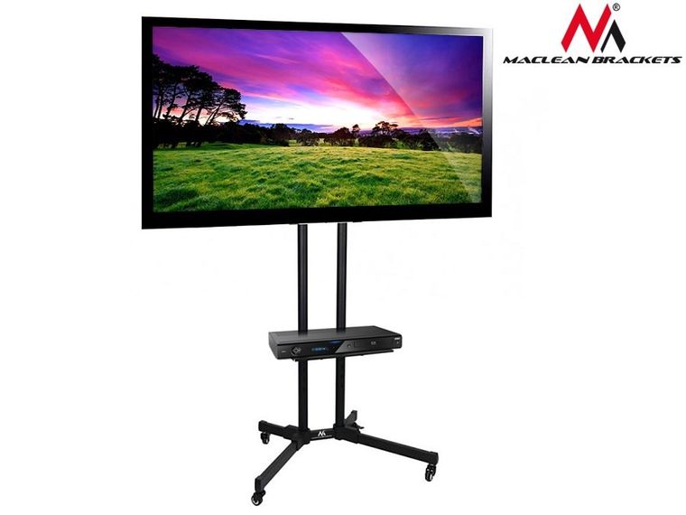 Maclean, stand, wózek do telewizora, na kółkach, MC-661