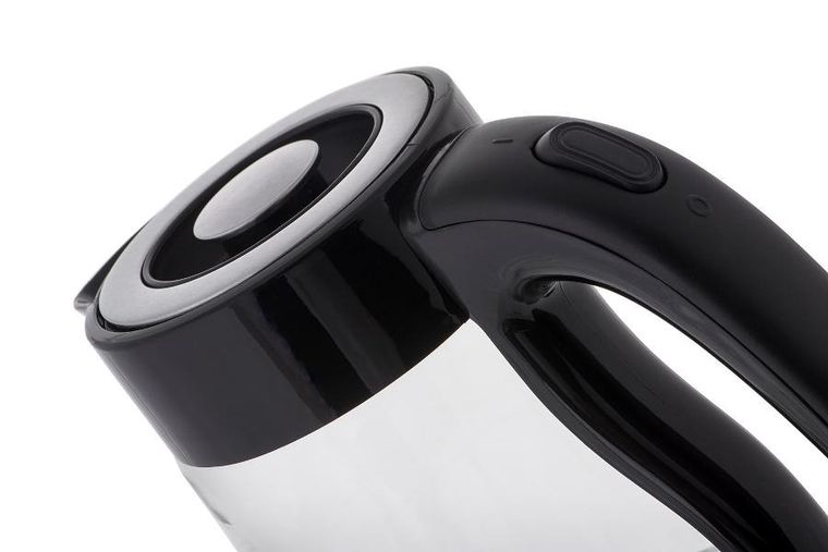 Maestro, czajnik elektryczny, szklany, czarny, 2200W, MR-061