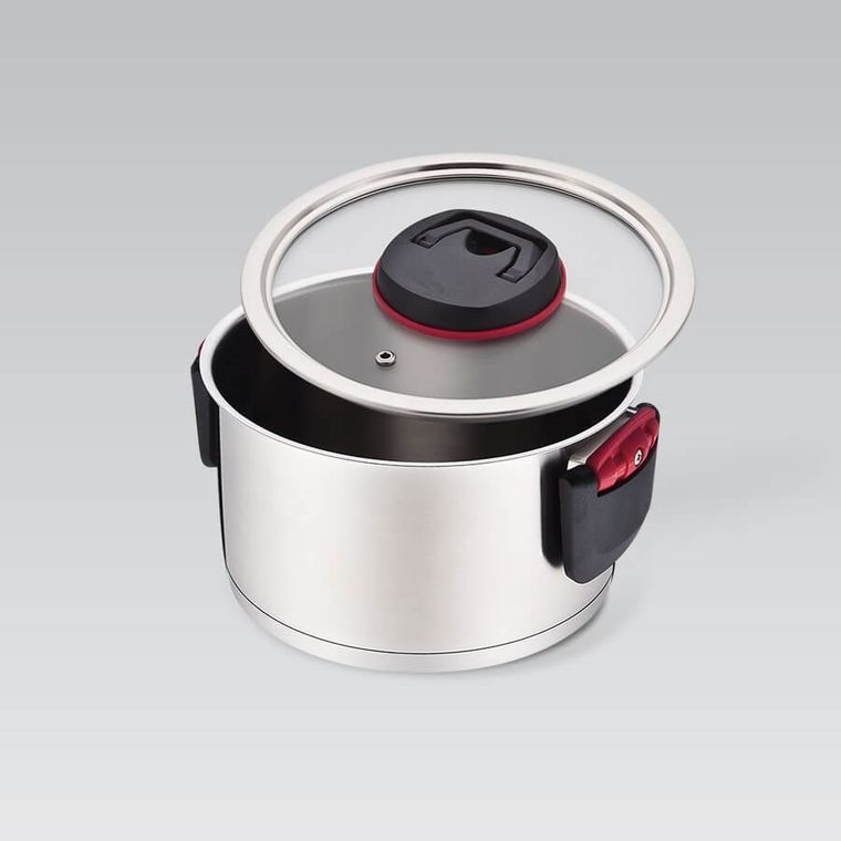 Maestro, garnek ze składanymi uszami+pokrywka, MR-3530-18, 2,3l