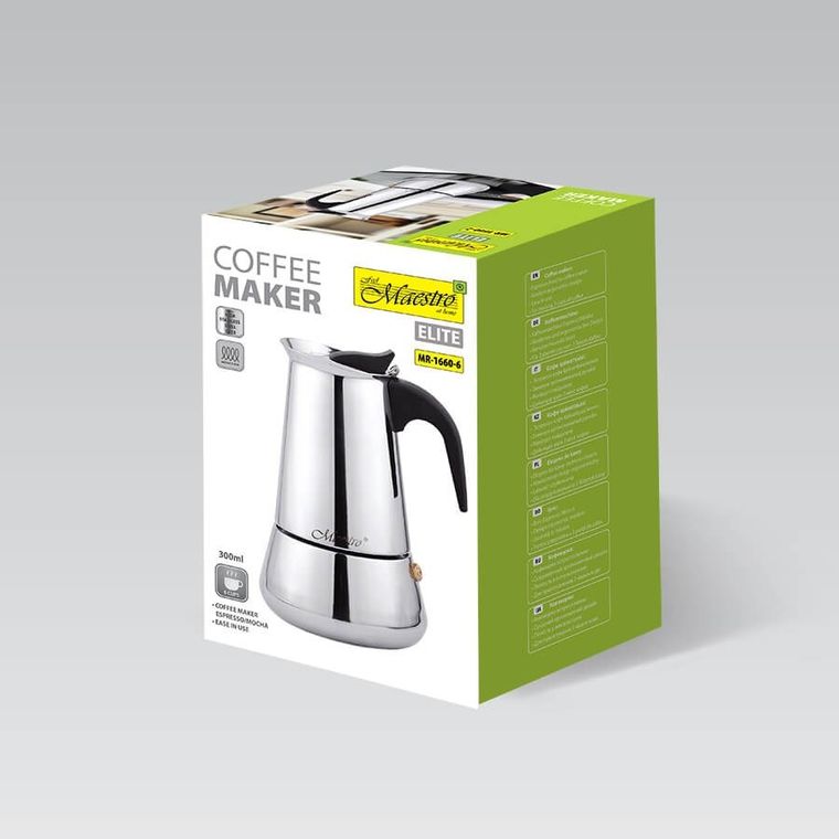 Maestro, kawiarka na 6 filiżanek, MR-1660-6