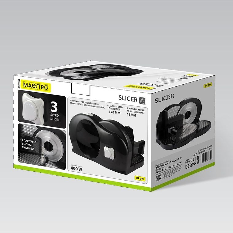 Maestro, krajalnica, 400W, MR-591