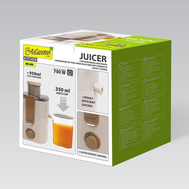 Maestro, sokowirówka, 700W, MR-800