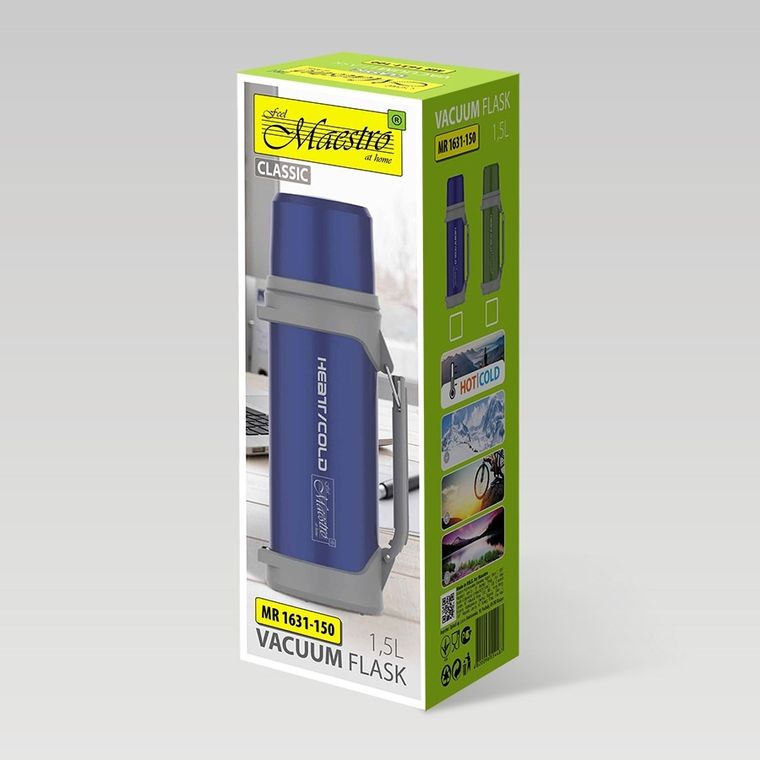 Maestro, termos, zielony, 1,5l, MR-1631-150