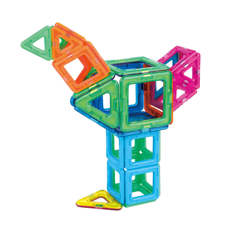 Magformers, Basic Plus, Mini Plus Set, klocki magnetyczne, 40 elementów