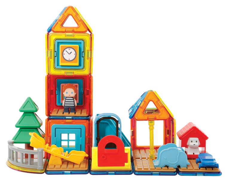Magformers, Milo's Mansion, klocki magnetyczne, 33 elementy