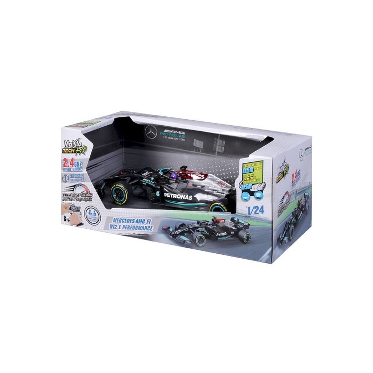 Maisto Tech, Mercedes-Benz AMG F1 Performance 2021, USB, pojazd zdalnie sterowany, 1:24