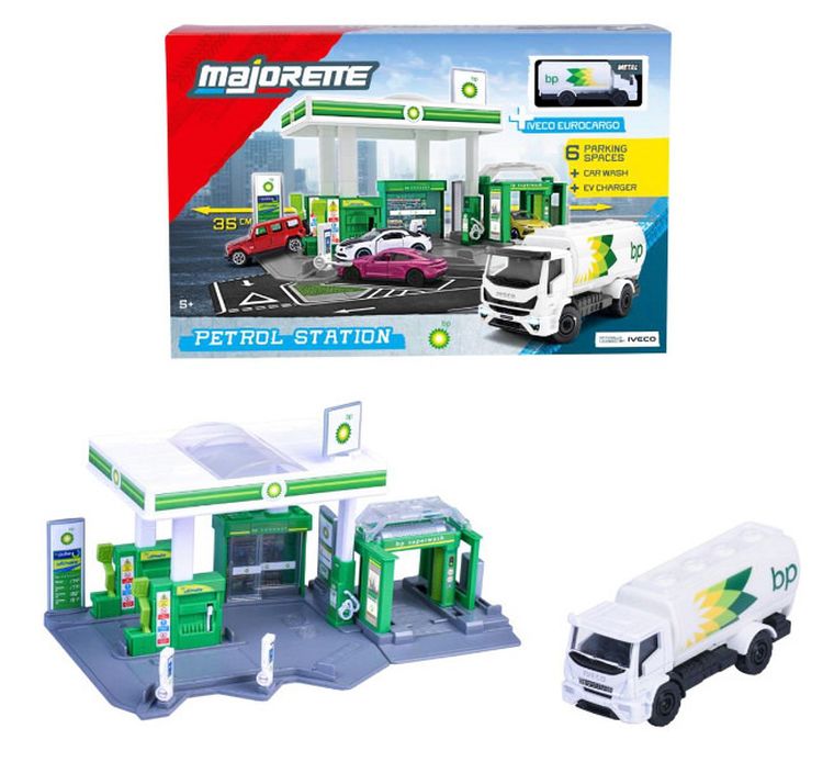 Majorette, stacja benzynowa bp + auto