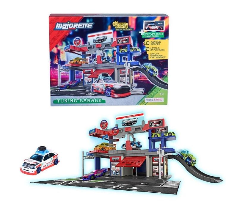 Majorette, Tuning Garage, garaż serwisujący z pojazdem