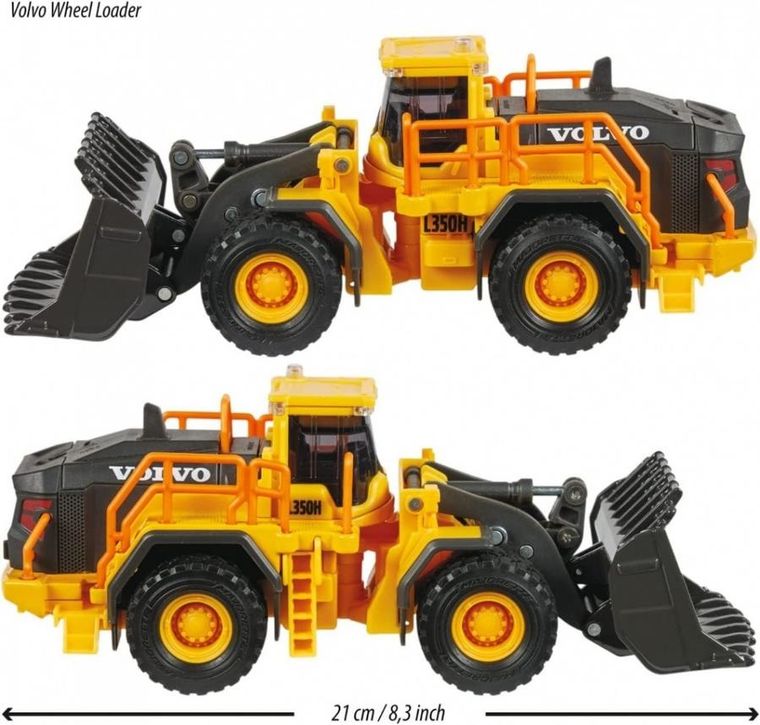 Majorette, Volvo, spychacz, 21 cm