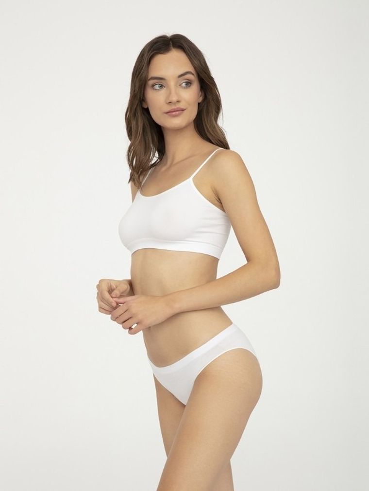 Majtki figi damskie, białe, Panty Mimi, Gatta