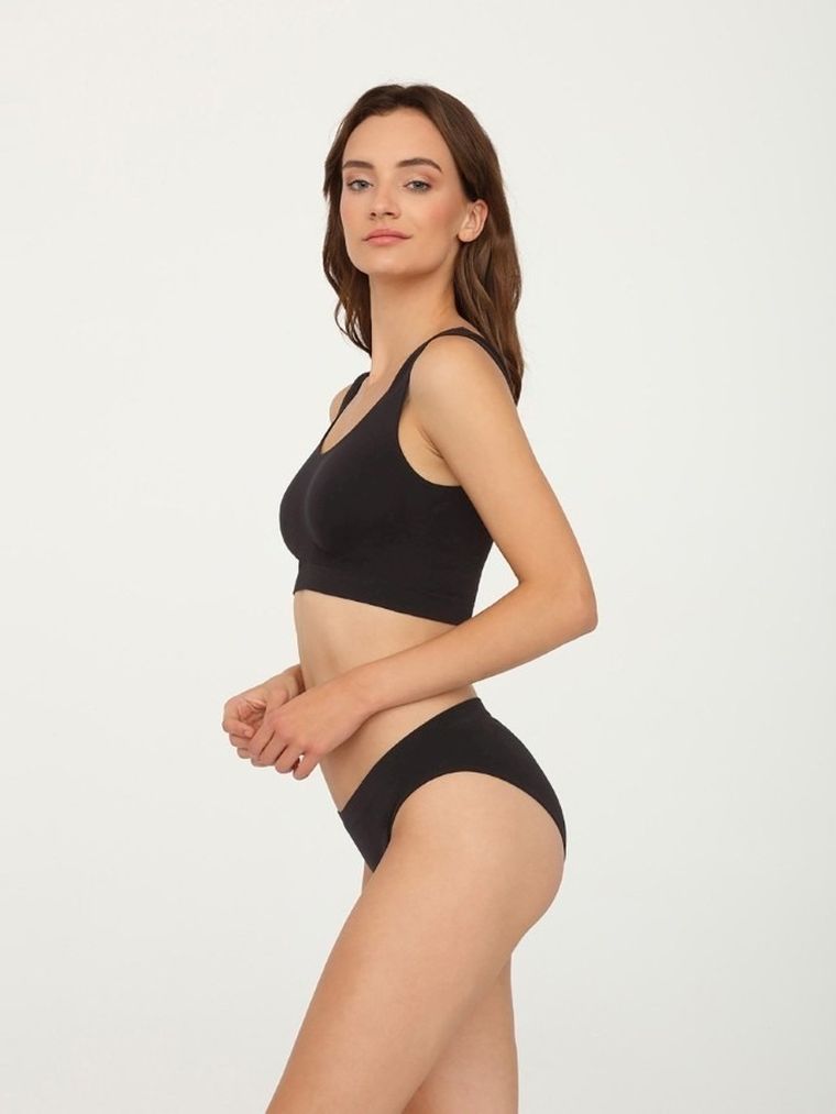 Majtki figi damskie, czarne, Mini Bikini Kiki, Gatta