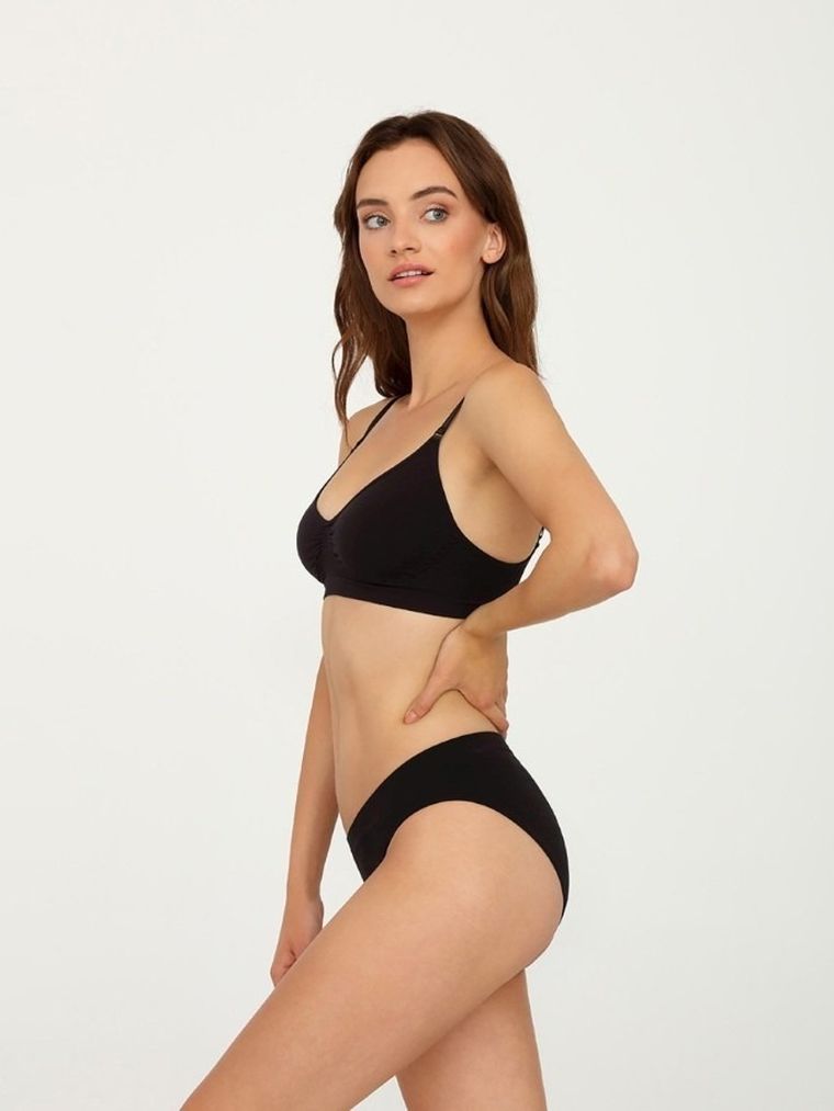 Majtki figi damskie, czarne, Panty Mimi, Gatta