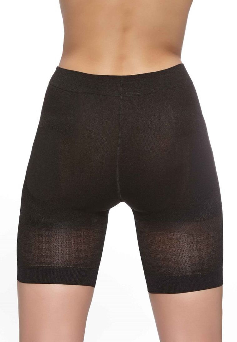 Majtki reformy damskie, wyszczuplające, czarne, Bas Bleu