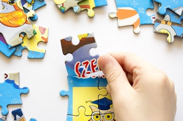 Maka Kids, Miesiące, puzzle magnetyczne, 120 elementów