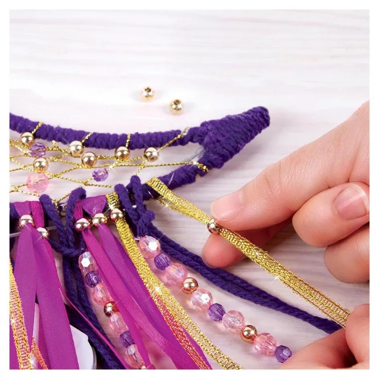 Make it Real, łapacz snów ze światełkami, zestaw kreatywny