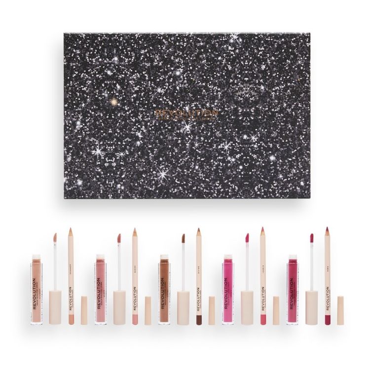 MakeUp Revolution, zestaw, The Everything Lip Contour Vault