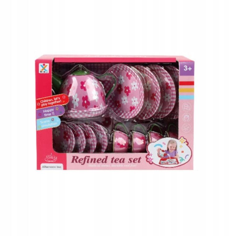 Maksik, zestaw do herbaty, kwiaty