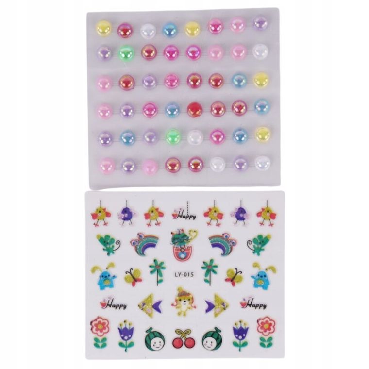 Maksik, zestaw piękności z pierścionkami i naklejkami