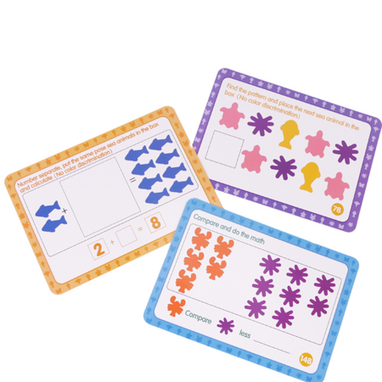 Maksik, Zwierzęta morskie, nauka kolorów i liczenia, zestaw edukacyjny