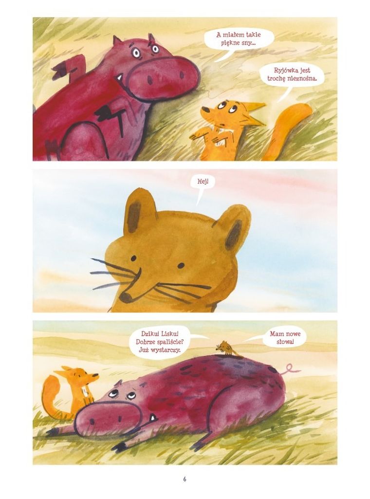 Malutki Lisek i Wielki Dzik. Tom 8. Trzy słowa