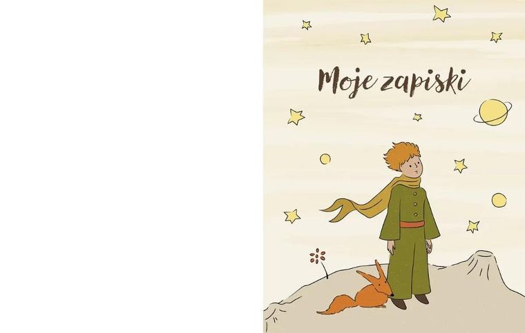 Mały Książę (ekskluzywne wydanie, ilustrowane brzegi)