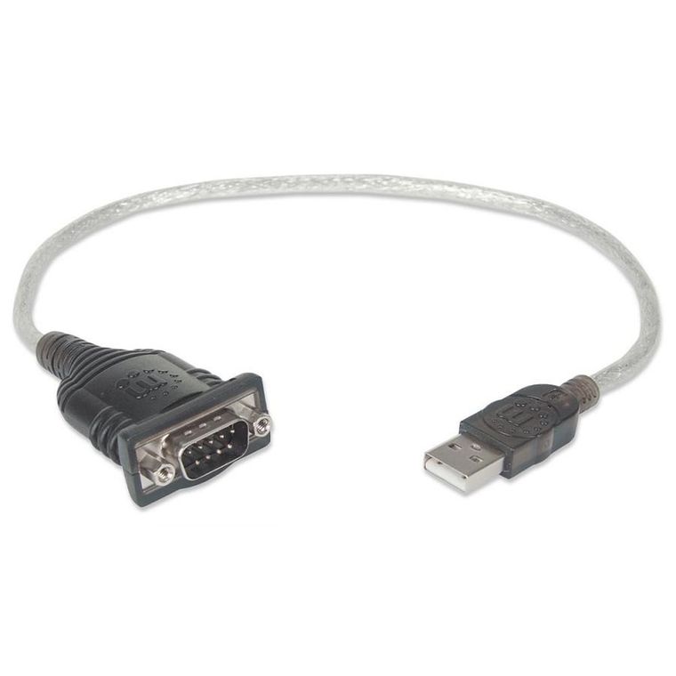 Manhattan, adapter, USB NA RS232/COM/DB9 M