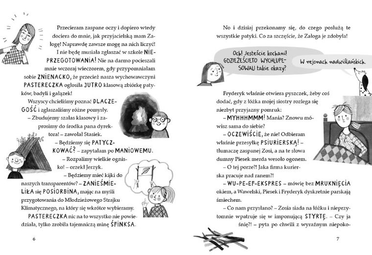 Mania z ulicy OKciej upiększa świat