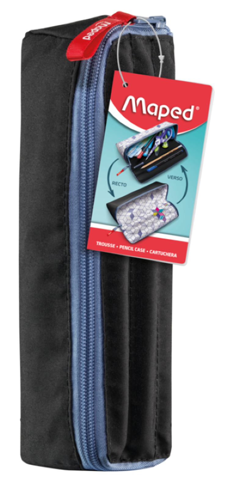 Maped, Basic, piórnik do pokolorowania, czarny