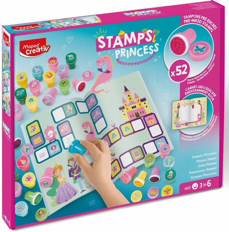 Maped Creativ, stemple, świat księżniczek