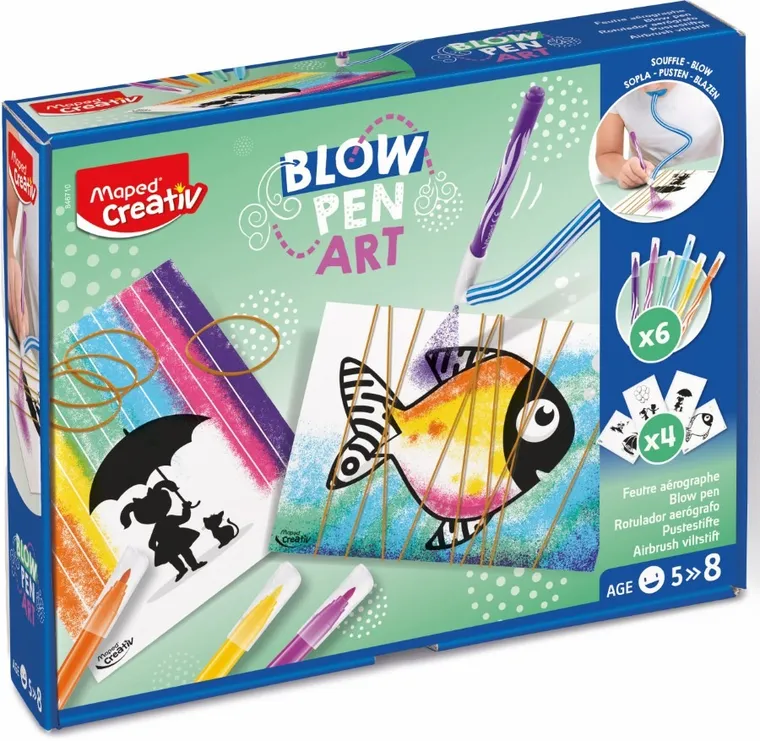 Maped Creativ, String'art, flamastry dmuchane, 6 szt.