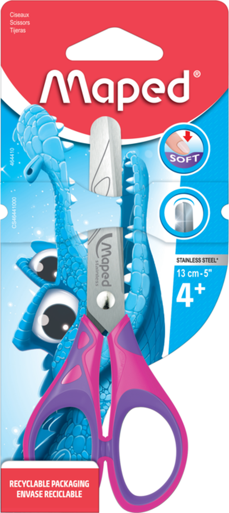 Maped, Essentials Soft, nożyczki, 13 cm