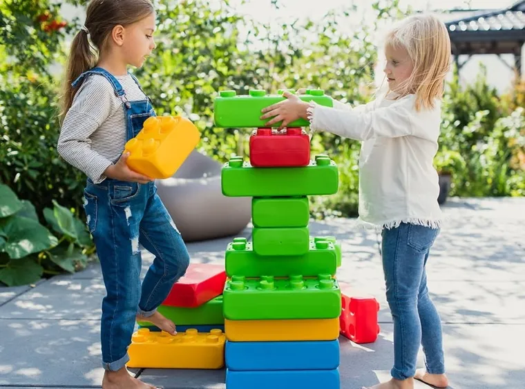 Marioinex, klocki budowlane, cegły, klocki XXL, 33 elementy