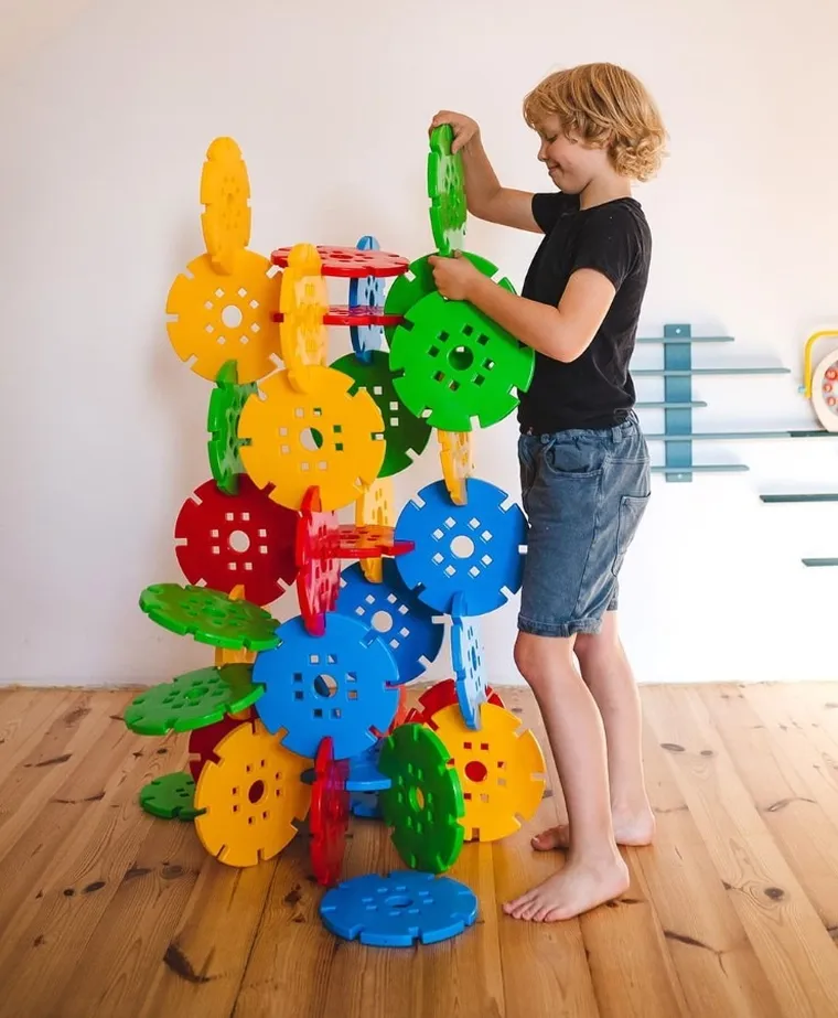 Marioinex, Koła Dydaktyczne, klocki konstrukcyjne XXL, 36 elementów