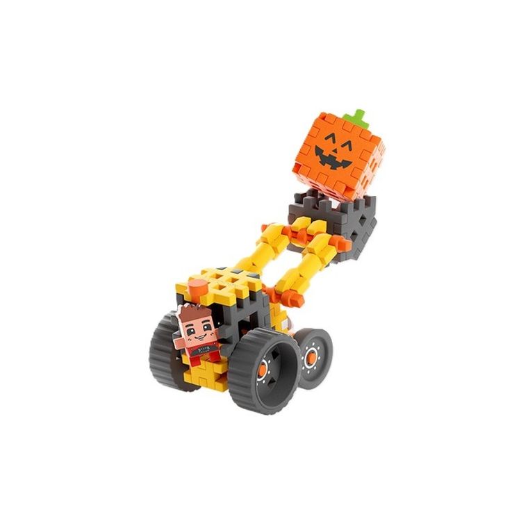 Marioinex, Mini Waffle, Farmer, Koparka, klocki konstrukcyjne, 50 elementów