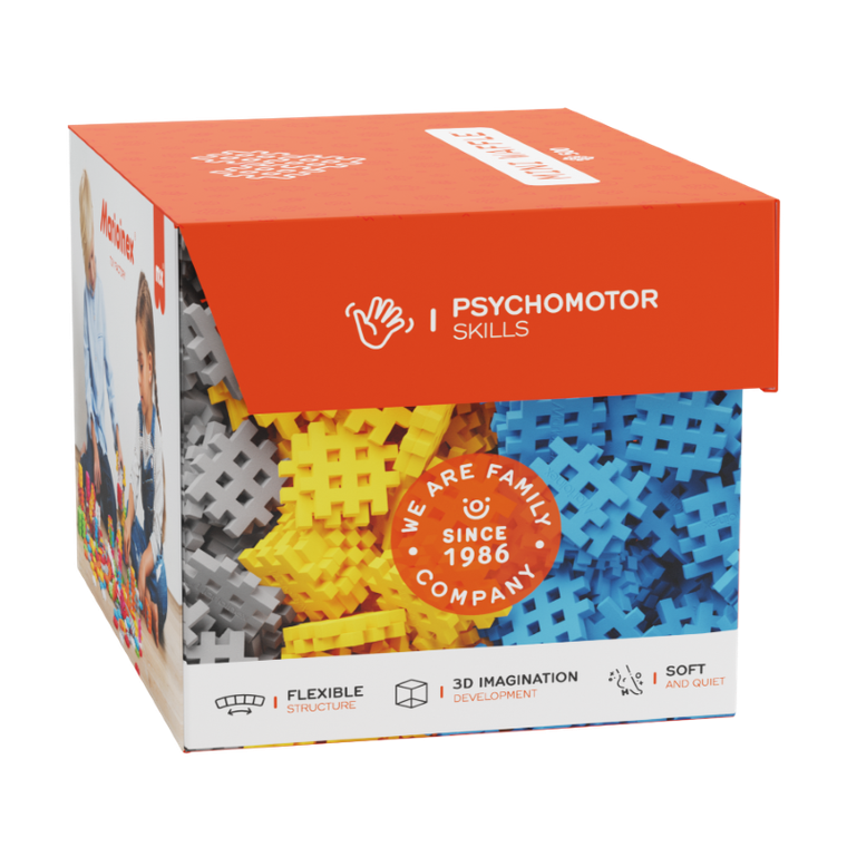 Marioinex, Mini Waffle, klocki konstrukcyjne, 500 elementów