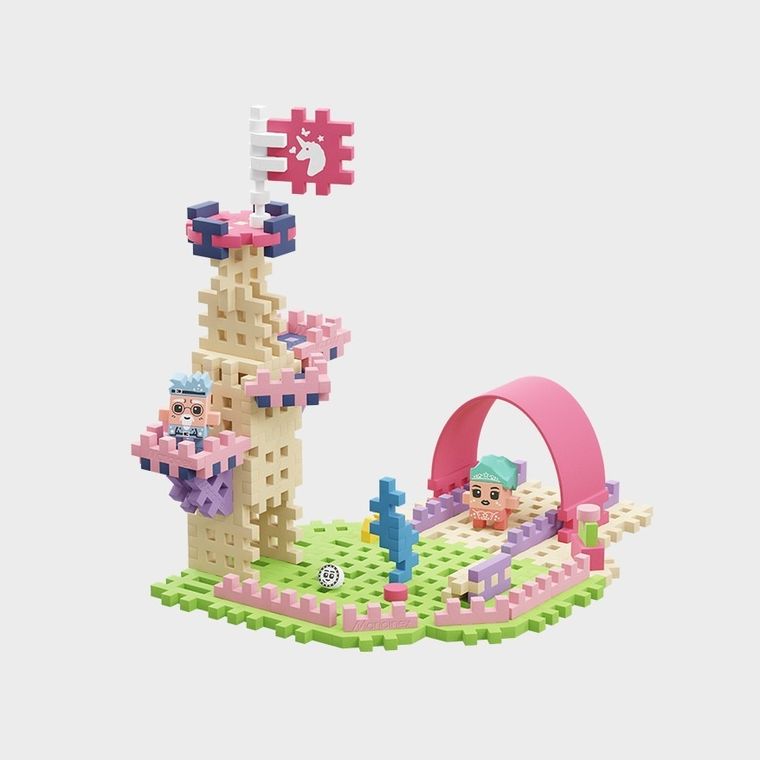 Marioinex, Mini Waffle, Magiczna Wieża, klocki konstrukcyjne, 80 elementów