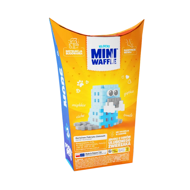Marioinex, Mini Waffle, Pocket Pets, Mors, klocki konstrukcyjne, 25 elementów