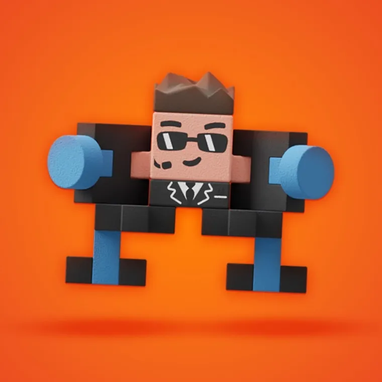 Marioinex, Mini Waffle, Saszetka niespodzianka, klocki konstrukcyjne, 15 elementów