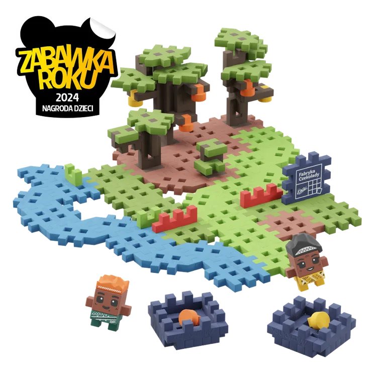 Marioinex, Mini Waffle, Wedel, Plantacja Kakao, klocki konstrukcyjne, 100 elementów