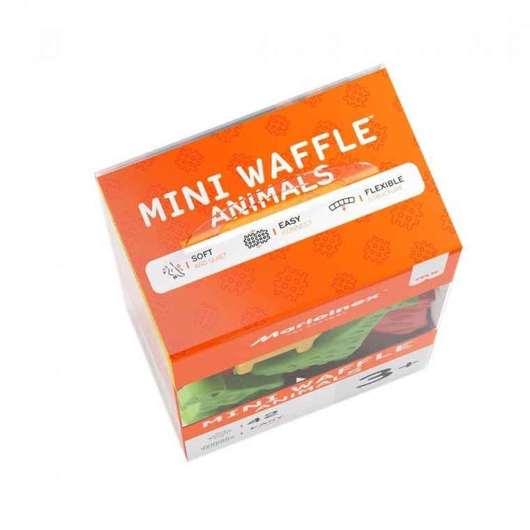 Marioinex, Mini Waffle, Zwierzęta, klocki konstrukcyjne, 42 elementy