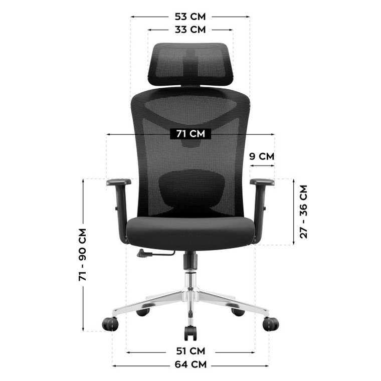 Mark Adler, Manager 2.6, fotel obrotowy, Black